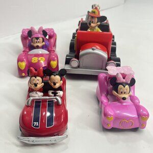 Disney Assorted Race Car Mickey and Minnie Mouse lot of 4